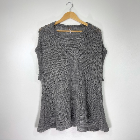 Free People Oversized Knit Sweater Top Free People - Picture 3 of 12